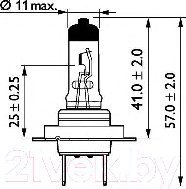 Изображение товара Автомобильная лампа Philips 13972MDBVB1