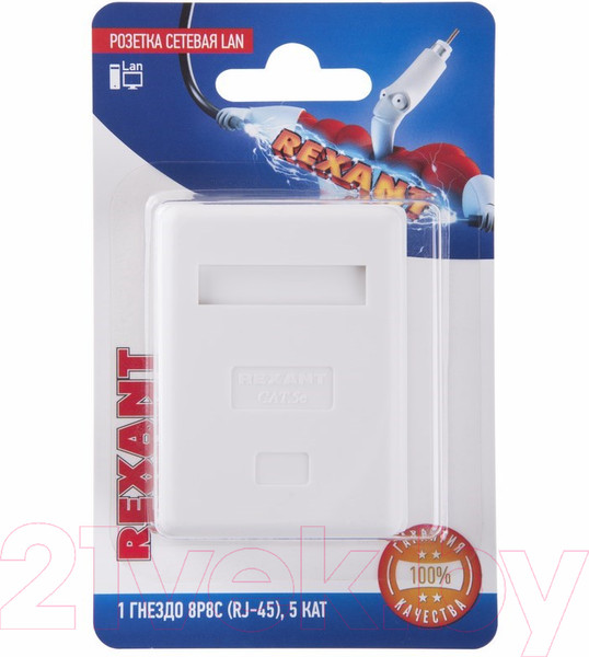 Изображение товара Розетка Rexant 8Р8С (Rj-45) / 06-0104-B