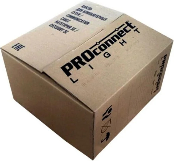 Изображение товара Кабель PROconnect UTP 4PR 24AWG/CCA/CAT5e / 01-0043-2