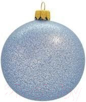 Изображение товара Шар новогодний Orbital Шар 200-025-3 (8см, голубой/глиттер)
