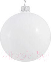 Изображение товара Шар новогодний Orbital Шар 200-026-1 (8см, белый/эмаль)