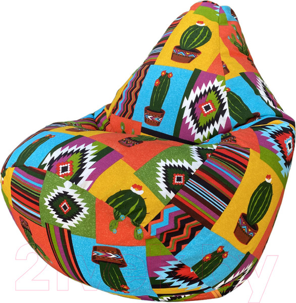 Изображение товара Бескаркасное кресло Flagman Груша Макси XXL Г2.4-45 (кактус)