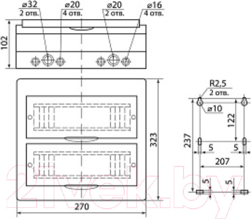 Изображение товара Бокс пластиковый TDM SQ0901-0018