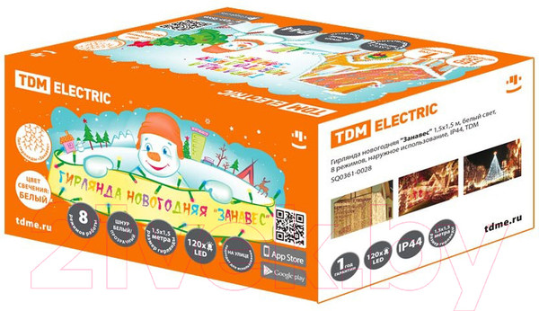 Изображение товара Световой занавес TDM SQ0361-0028