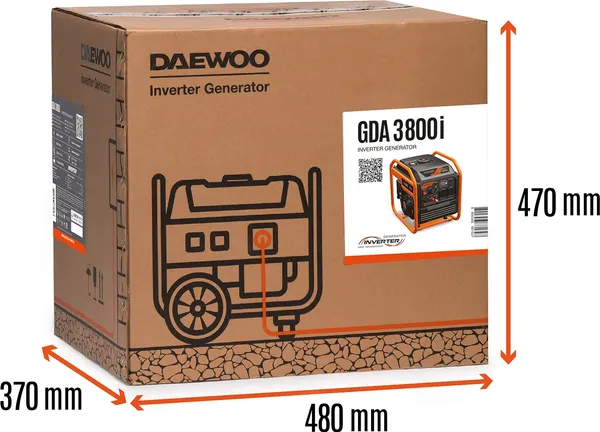 Изображение товара Инверторный генератор Daewoo Power GDA 3800i