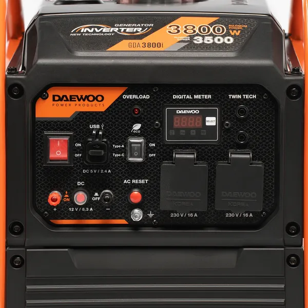 Изображение товара Инверторный генератор Daewoo Power GDA 3800i