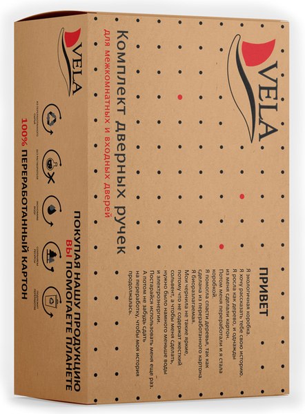 Изображение товара Ручка дверная VELA Прима (бронза)