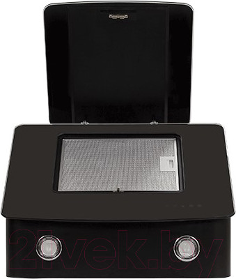 Изображение товара Вытяжка наклонная Elikor Кварц 60П-1000-Е4Д (черный)