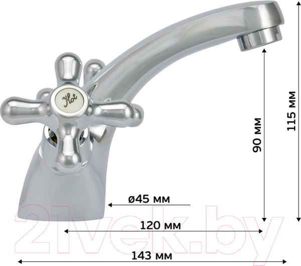 Изображение товара Смеситель Istok 0402.729