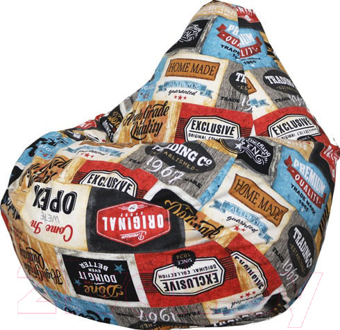 Изображение товара Бескаркасное кресло Flagman Груша Макси XXL Г2.4-57 (лэйбл)