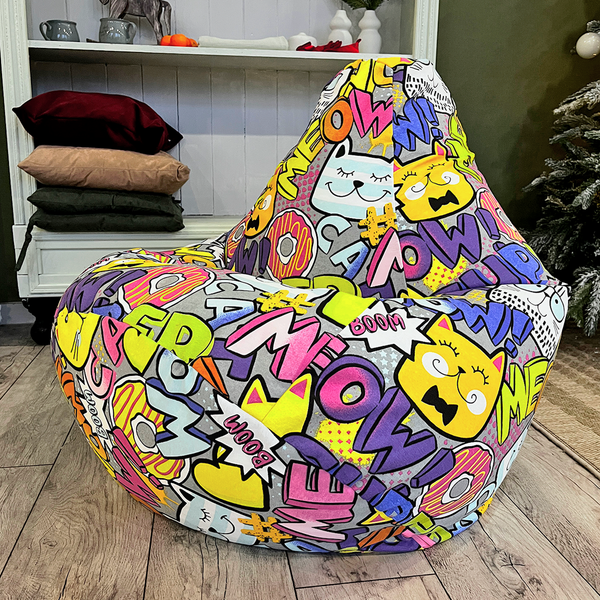 Изображение товара Бескаркасное кресло Flagman Груша Макси XXL Г2.4-59 (бум 01)