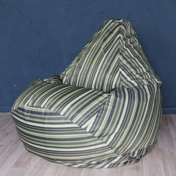 Изображение товара Бескаркасное кресло Flagman Груша Макси XXL Г2.7-19 (полоска, Ватсон)