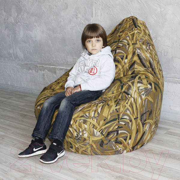 Изображение товара Бескаркасное кресло Flagman Груша Макси XXL Г2.7-24 (камыш)