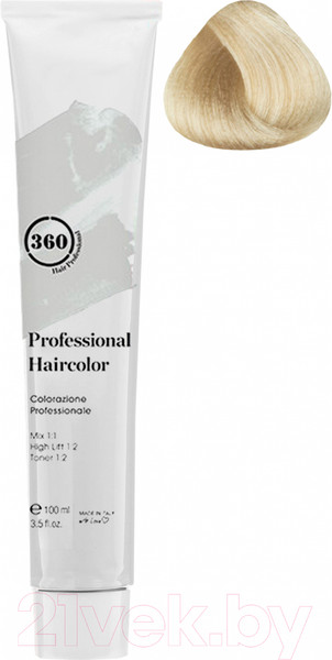 Изображение товара Крем-краска для волос Kaaral 360 Permanent Haircolor 11.1 (100мл)