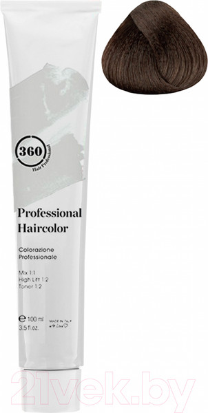 Изображение товара Крем-краска для волос Kaaral 360 Permanent Haircolor 4.38 (100мл)