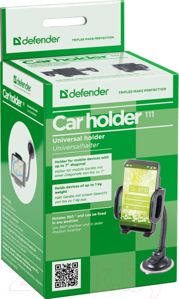 Изображение товара Держатель для смартфонов Defender Car Holder 111 / 29111