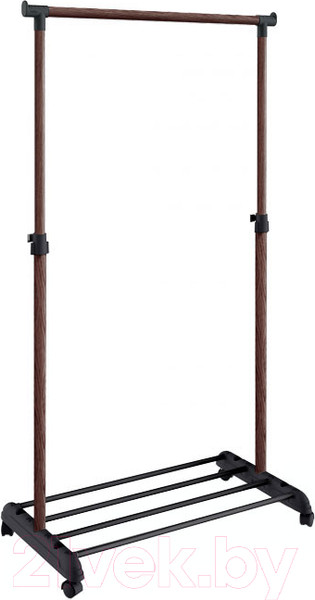 Изображение товара Стойка для одежды Sheffilton CH-4345 (черный/темный орех)