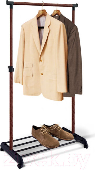 Изображение товара Стойка для одежды Sheffilton CH-4345 (черный/темный орех)