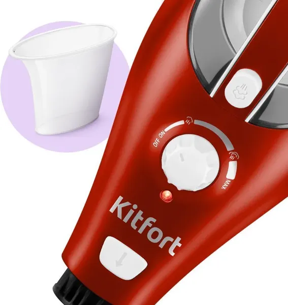 Изображение товара Пароочиститель Kitfort KT-1005-2 (красный)