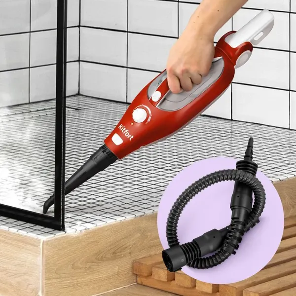 Изображение товара Пароочиститель Kitfort KT-1005-2 (красный)