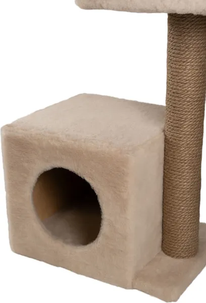 Изображение товара Комплекс для кошек Cat House С боковой полкой 0.58 (джут бежевый)