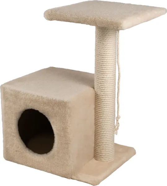 Изображение товара Комплекс для кошек Cat House С боковой полкой 0.58 (хлопок бежевый)