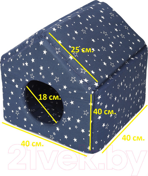 Изображение товара Домик для животных Cat House Мягкий (S)