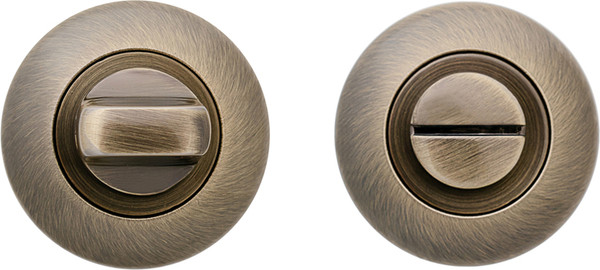 Изображение товара Фиксатор дверной защелки VELA WC-Round (бронза)