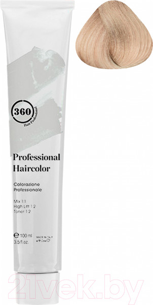 Изображение товара Крем-краска для волос Kaaral 360 Permanent Haircolor 9.1 (100мл)