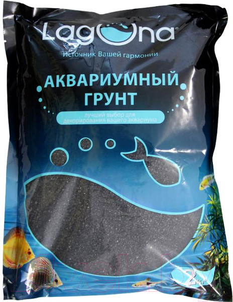 Изображение товара Грунт для аквариума Laguna Песок черный 20201A / 73954040 (2кг)