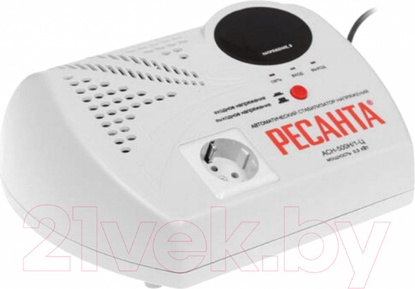 Изображение товара Стабилизатор напряжения Ресанта АСН-500Н/1-Ц (63/6/9)