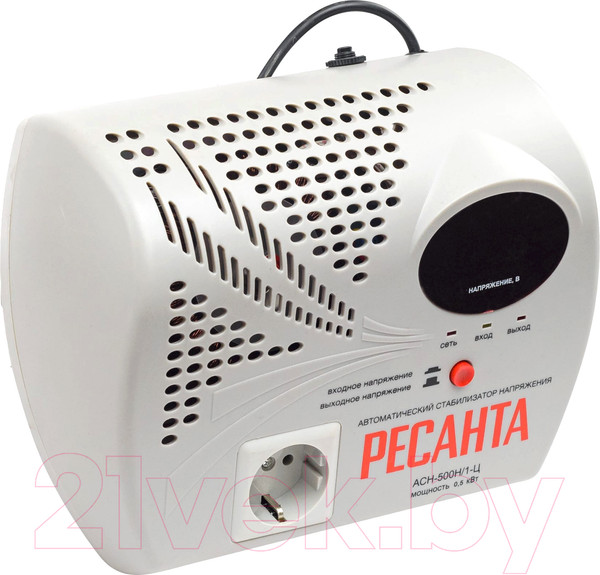 Изображение товара Стабилизатор напряжения Ресанта АСН-500Н/1-Ц (63/6/9)
