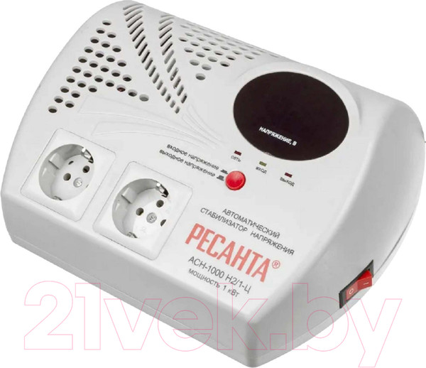 Изображение товара Стабилизатор напряжения Ресанта АСН-1000Н2/1-Ц (63/6/13)