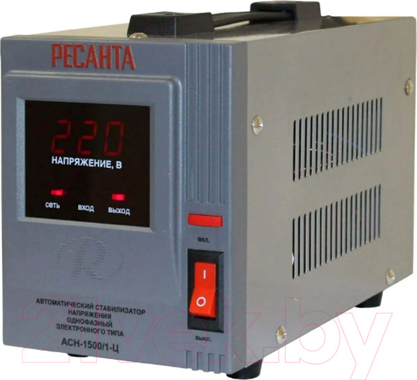 Изображение товара Стабилизатор напряжения Ресанта АСН-1500/1-Ц (63/6/3)
