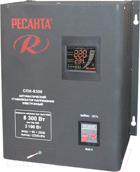 Изображение товара Стабилизатор напряжения Ресанта СПН-8300 (63/6/27)