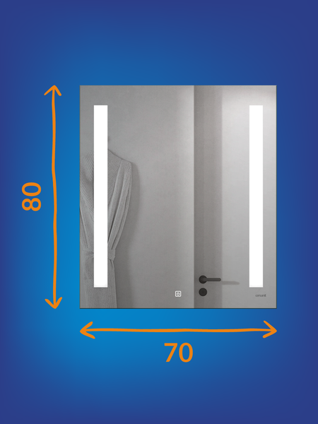 Изображение товара Зеркало Cersanit Led 020 70х80 / KN-LU-LED020-70-b-Os