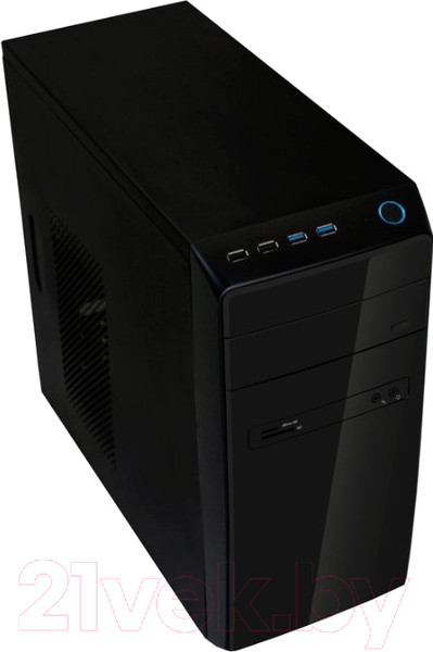 Изображение товара Корпус для компьютера PowerMan ES726BK 450W