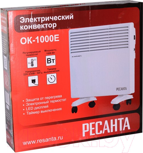Изображение товара Конвектор Ресанта ОК-1000Е (67/4/12)