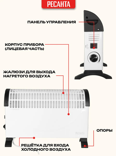 Изображение товара Конвектор Ресанта ОК-1000С (67/4/6)