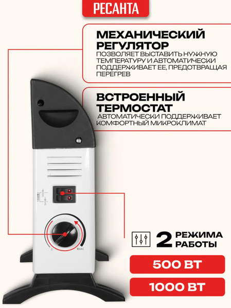 Изображение товара Конвектор Ресанта ОК-1000С (67/4/6)