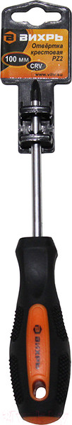 Изображение товара Отвертка Вихрь PZ2 100мм (73/6/2/5)