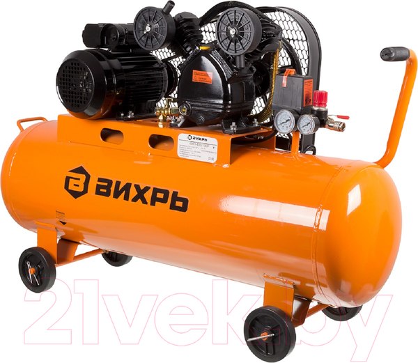 Изображение товара Воздушный компрессор Вихрь КМП-400/100P (74/3/7)