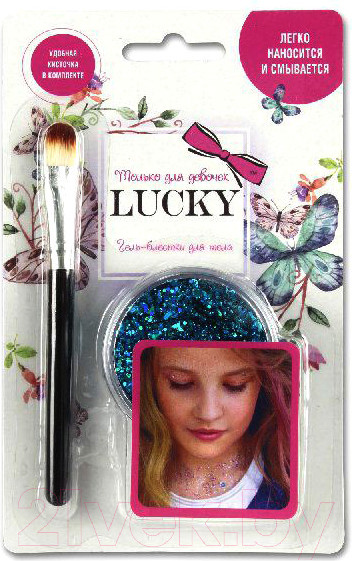 Изображение товара Гель-блестки детский Lukky Гель-блестки для лица и тела / T11924 (голубой)