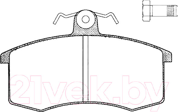 Изображение товара Тормозные колодки AP 05P288