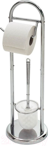 Изображение товара Стойка для туалетной бумаги с ершиком Рыжий кот B0813 / 002670