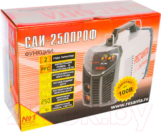 Изображение товара Инвертор сварочный Ресанта САИ-250ПРОФ (65/31)