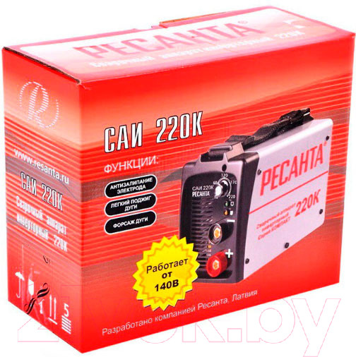 Изображение товара Инвертор сварочный Ресанта САИ-220К (65/37)