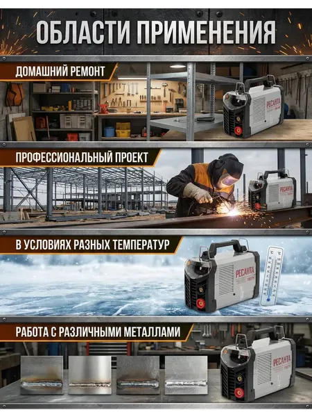 Изображение товара Инвертор сварочный Ресанта САИ-190ПН (65/19)