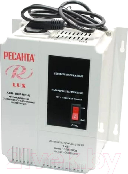 Изображение товара Стабилизатор напряжения Ресанта Lux АСН-1000Н/1-Ц (63/6/14)