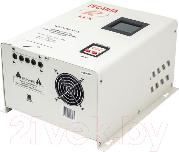 Изображение товара Стабилизатор напряжения Ресанта Lux АСН-10000Н/1-Ц (63/6/18)